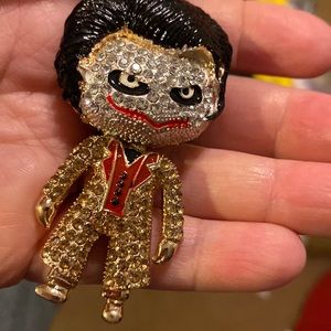 Champagne Crystal, Frankenstein necklace